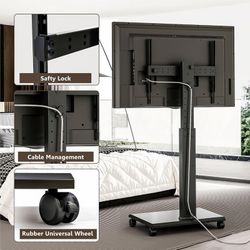 Soporte con ruedas para pantalla Escaparate