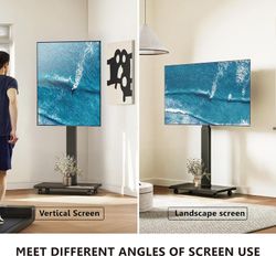 Soporte con ruedas para pantalla Escaparate