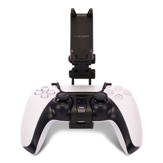 Soporte de juego MOGA para dispositivos móviles de PowerA compatible con mandos inalámbricos DualSense y DualShock 4