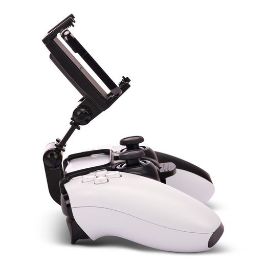 Soporte de juego MOGA para dispositivos móviles de PowerA compatible con mandos inalámbricos DualSense y DualShock 4