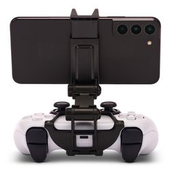 Soporte de juego MOGA para dispositivos móviles de PowerA compatible con mandos inalámbricos DualSense y DualShock 4
