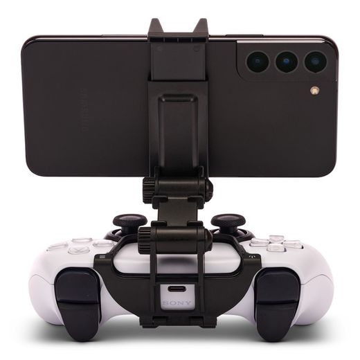 Soporte de juego MOGA para dispositivos móviles de PowerA compatible con mandos inalámbricos DualSense y DualShock 4