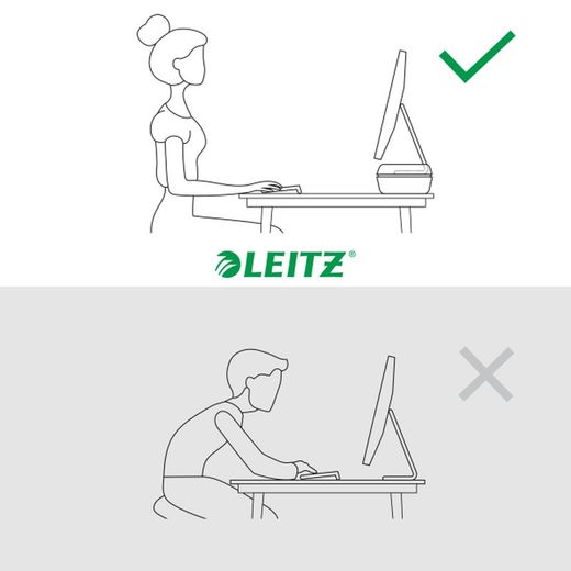 Soporte de monitor ajustable Leitz Ergo