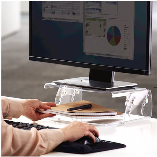 Soporte de monitor regulable clarity™