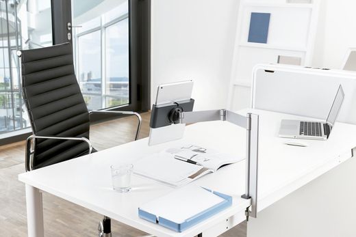 Support tablette pour table avec pince