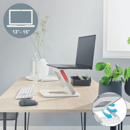 Soporte multiángulo ajustable para portátil Leitz Ergo