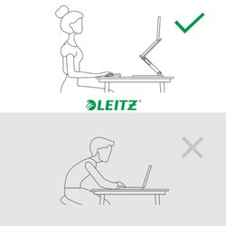Soporte multiángulo ajustable para portátil Leitz Ergo