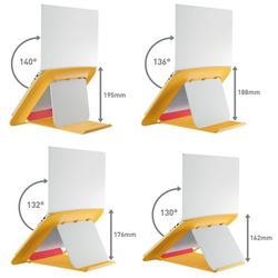 Soporte para ordenador portátil ajustable leitz ergo cosy