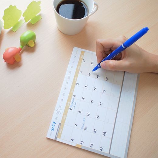 CALENDRIER ADESIF STK BL1 150x203mm 40H (21367)