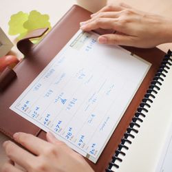 CALENDRIER ADESIF STK BL1 150x203mm 40H (21367)