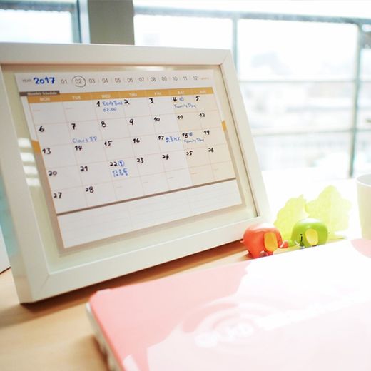 CALENDRIER ADESIF STK BL1 150x203mm 40H (21367)
