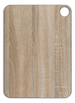 Planche à découper marron d'une capacité de 377 x 277 mm