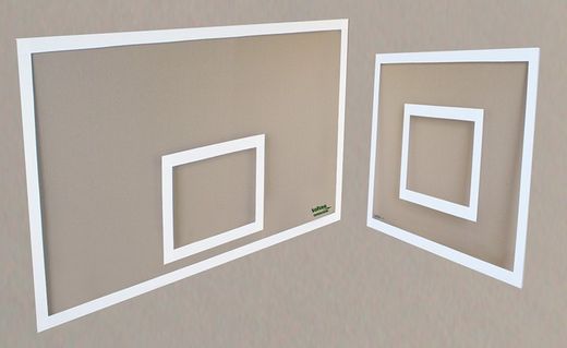 Placa de minicesto de metacrilato regulamentar com 1 cm de espessura