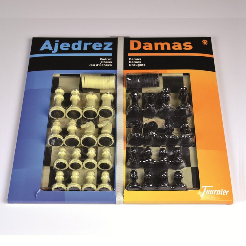 Quadro Xadrez e Damas Eurochess – 4 Jogadores - Xadrez - Compra na