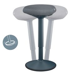 Banquette active avec siège Leitz Ergo Comfort
