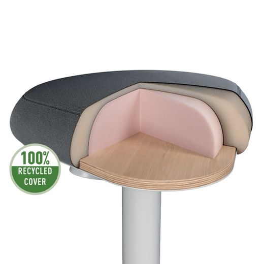 Banquette active avec siège Leitz Ergo Comfort