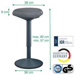 Banquette active avec siège Leitz Ergo Comfort