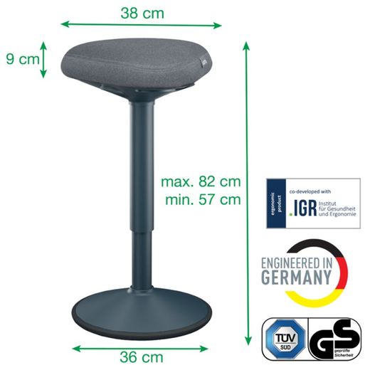 Banquette active avec siège Leitz Ergo Comfort