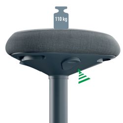 Banquette active avec siège Leitz Ergo Comfort