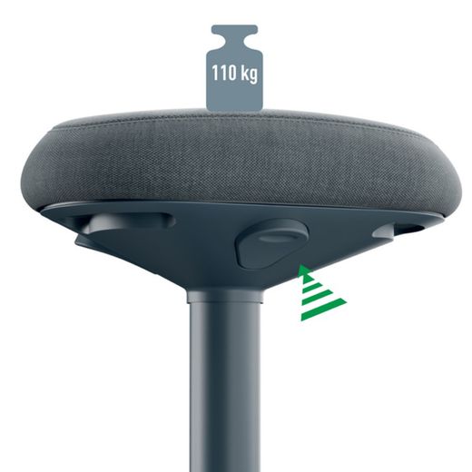 Banquette active avec siège Leitz Ergo Comfort