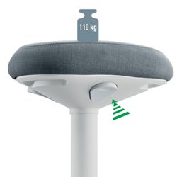 Banquette active avec siège Leitz Ergo Comfort
