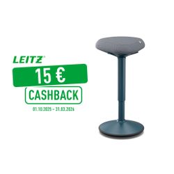 Taburete Active con asiento Comfort Leitz Ergo