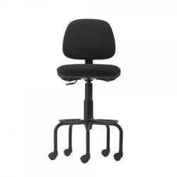 Tamborete com rodas e elevação