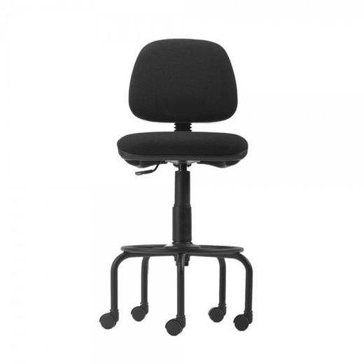 Tamborete com rodas e elevação