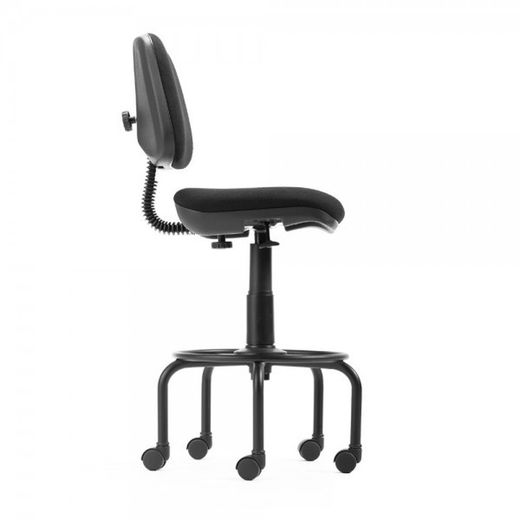 Tamborete com rodas e elevação