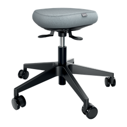 Taburete Leitz Ergo Active con Ruedas y Asiento Wobble Comfort