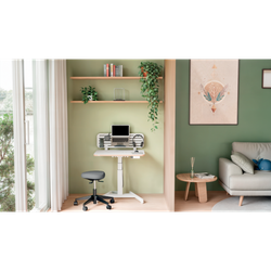 Taburete Leitz Ergo Active con Ruedas y Asiento Wobble Comfort