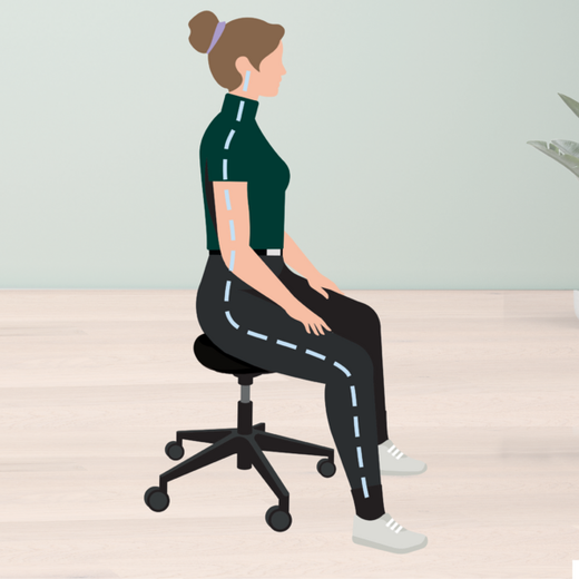 Taburete Leitz Ergo con Ruedas y Asiento Confort