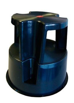 Taburete rodante. Color negro