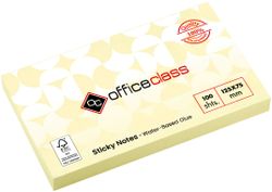 Taco De Notas Adhesivas FSC 125x75mm Amarillo