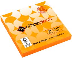 Taco de notas adhesivas FSC de 75 x 75 mm. Varios colores
