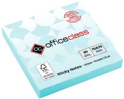 Taco de notas adhesivas FSC de 75 x 75 mm. Varios colores