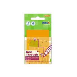 Tacos de notas semi-transparentes de 78 x 51 mm