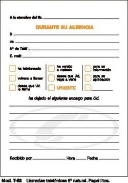 Talons de prêt d'appel téléphonique