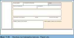 Talonarios de recibos Loan. Varios modelos