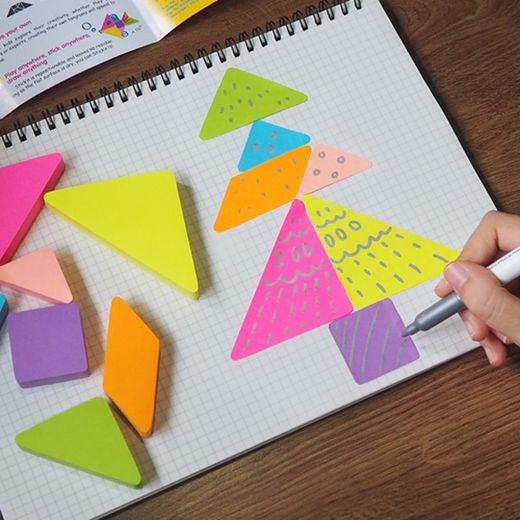 Blocs Tangram. 7 formes géométriques différentes