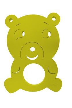 Tapeçaria em forma de urso. 4 cores