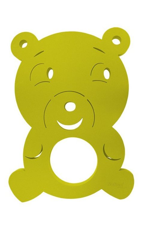 Tapeçaria em forma de urso. 4 cores