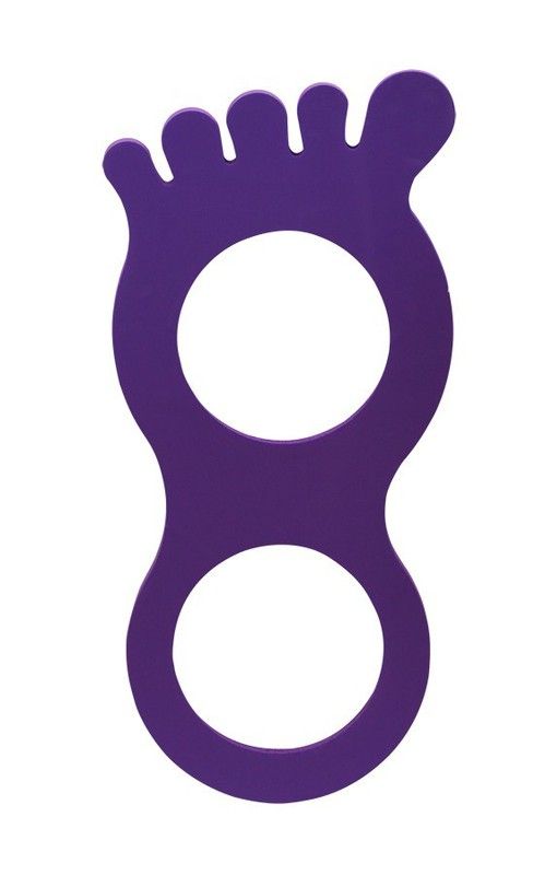 Tapeçaria em forma de pé. 4 cores