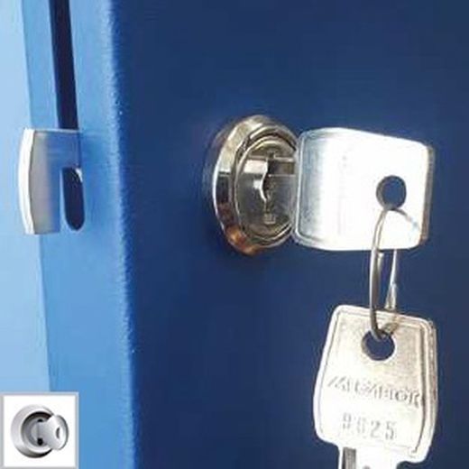 Armoire métallique avec 1 support mesurant 180 x 33 x 51 cm (module initial)