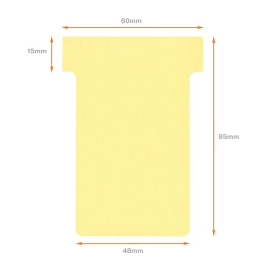 Cartes de planification T-Card taille 2, dix cœurs.