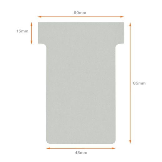 Cartes de planification T-Card taille 2, dix cœurs.