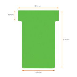 Cartes de planification T-Card taille 2, dix cœurs.