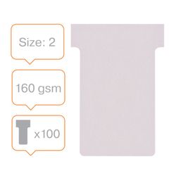 Cartes de planification T-Card taille 2, dix cœurs.