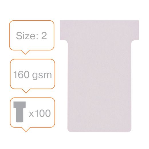 Cartes de planification T-Card taille 2, dix cœurs.