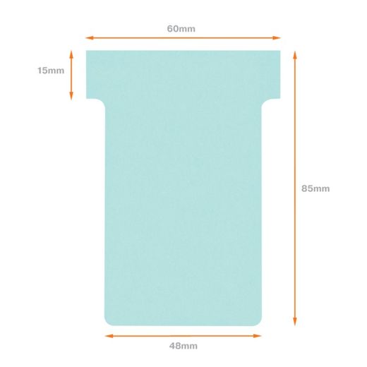 Cartes de planification T-Card taille 2, dix cœurs.